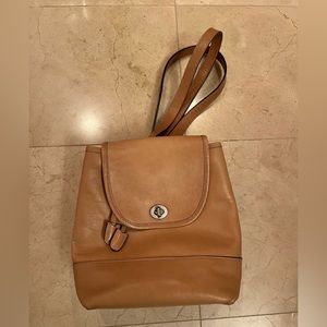 Coach Cowhide Leather Backpack